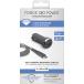 Kit Chargeur Voiture USB A 2.4A + C&acirc;ble Ultra-Renforc&eacute; USB A / microUSB 1.2m Gris + Garantie &agrave; vie