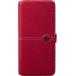 Folio Samsung Galaxy A70 Sellier avec bouton laqu&eacute; Rouge