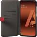 Folio Samsung Galaxy A70 Sellier avec bouton laqu&eacute; Rouge