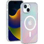 Coque MagSafe iPhone 15 Plus Hybride Transparente Iris&eacute;e