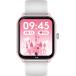 Montre connect&eacute;e ICE SMART Junior 3.0 Rectangulaire avec Bracelet Silicone Rose / Blanc