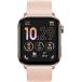 Montre connect&eacute;e ICE SMART 3.0 Rectangulaire avec Bracelet Silicone Rose gold / Nude