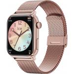 Smart Watch ICE SMART 2.0 Rectangular with Strap Pink Gold