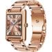Montre ICE SMART TK 2.0 Rectangulaire avec Bracelet Acier inoxydable Or rose métak