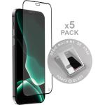 Pack de 5 Verres de protection &eacute;cran iPhone 12 / 12 Pro Pour machine de pose + Garantie &agrave; vie